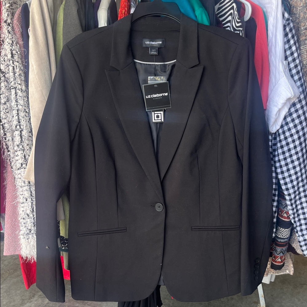 Liz Claiborne Classic Black Blazer